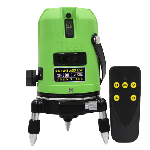 自动安平激光标线仪 五线绿光 遥控型 SL-222RG